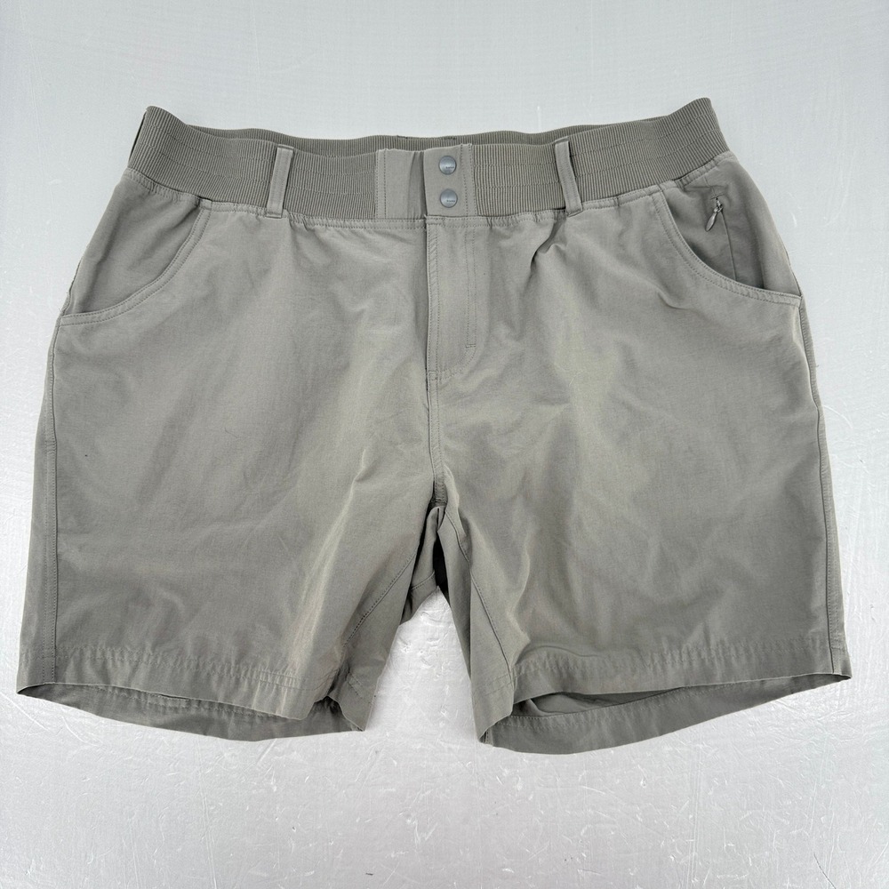 Simms Drifter Fishing Products Womens Gray Stretch Fishing Hiking Shorts XL